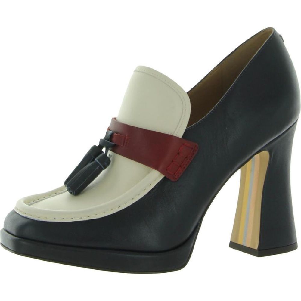 Sam Edelman Blue Chunky Heels
